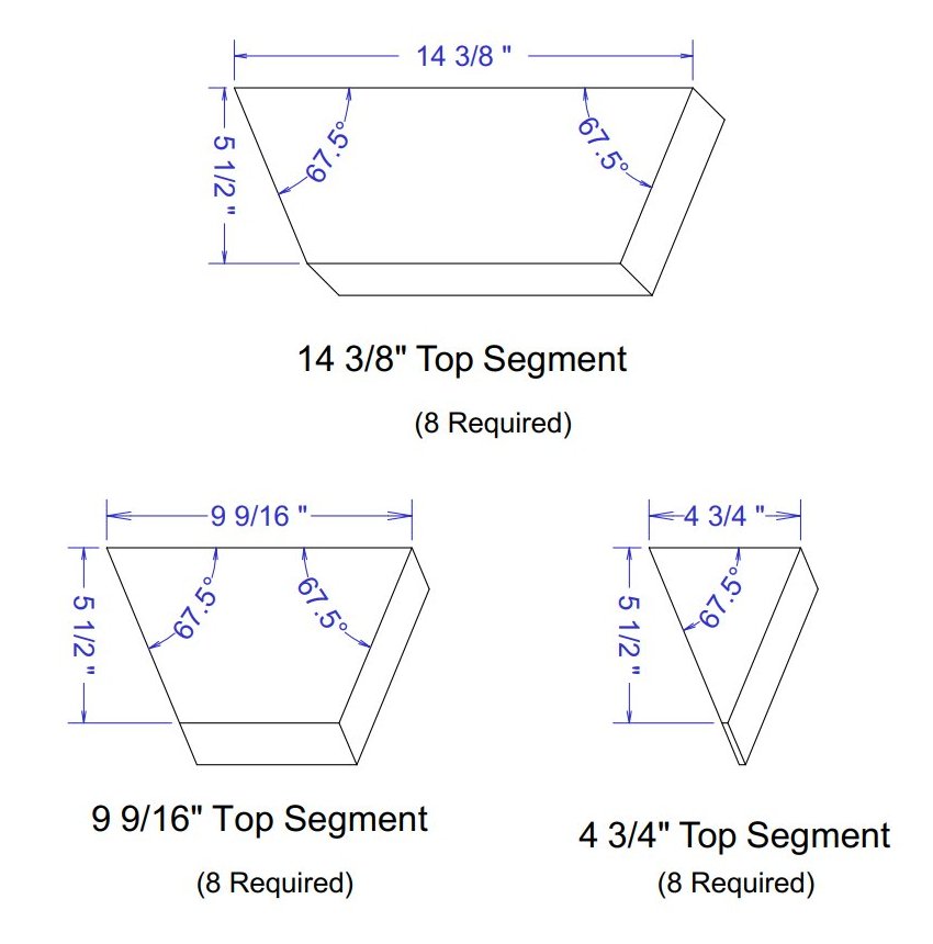 Drawings - Top Octagon Segments 2