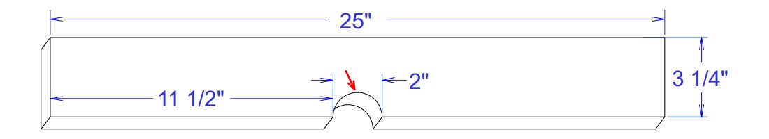 Router Table Fence Parts Drawing - Base