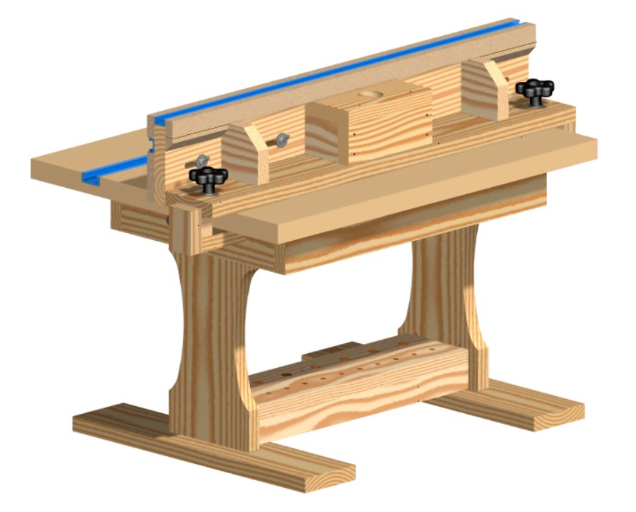 Router Table Fence on the Router Table