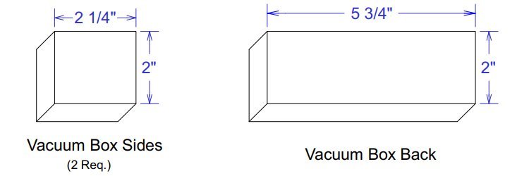 Vacuum Box Sides and Back