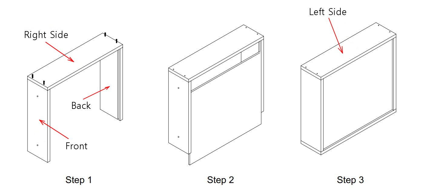 Assembly Drawing - Assemble The Drawers
